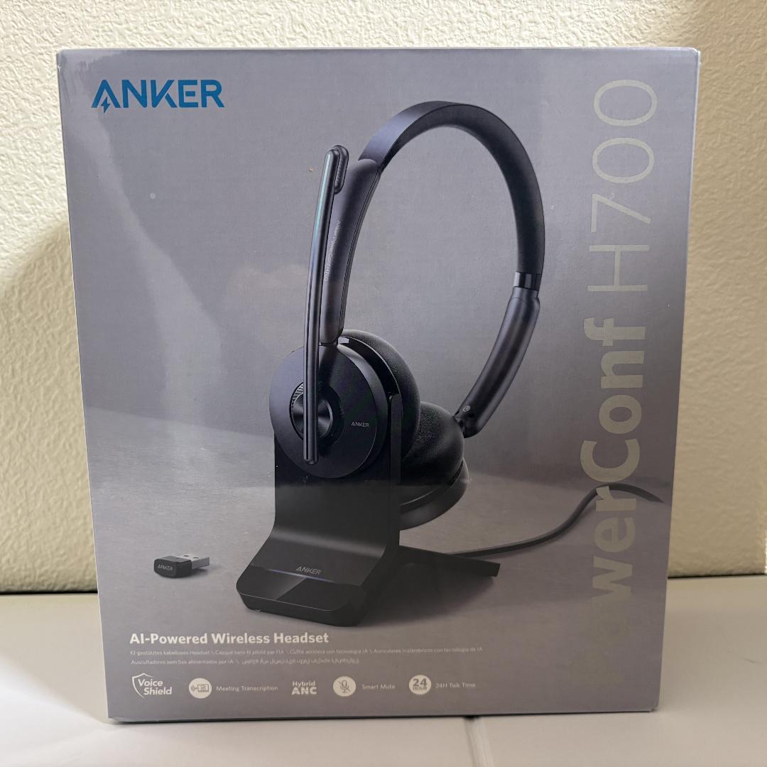 【新品・未開封】Anker PowerConf H700 ワイヤレスヘッドセット