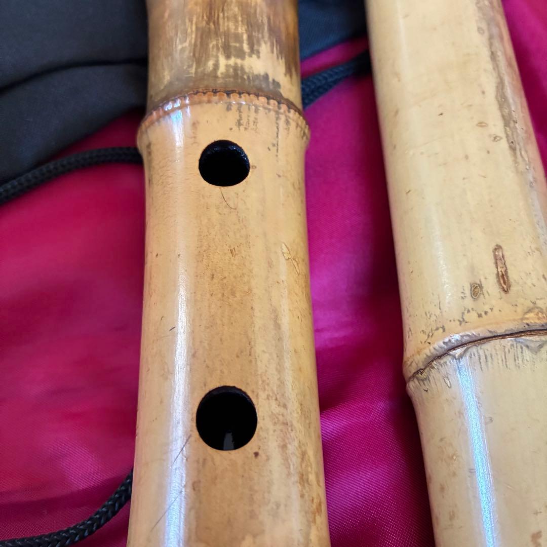 尺八　銘　秀童　２印　琴古流