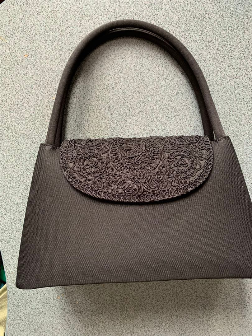 【値下げ】岩佐コード刺繍礼装ハンドバッグ