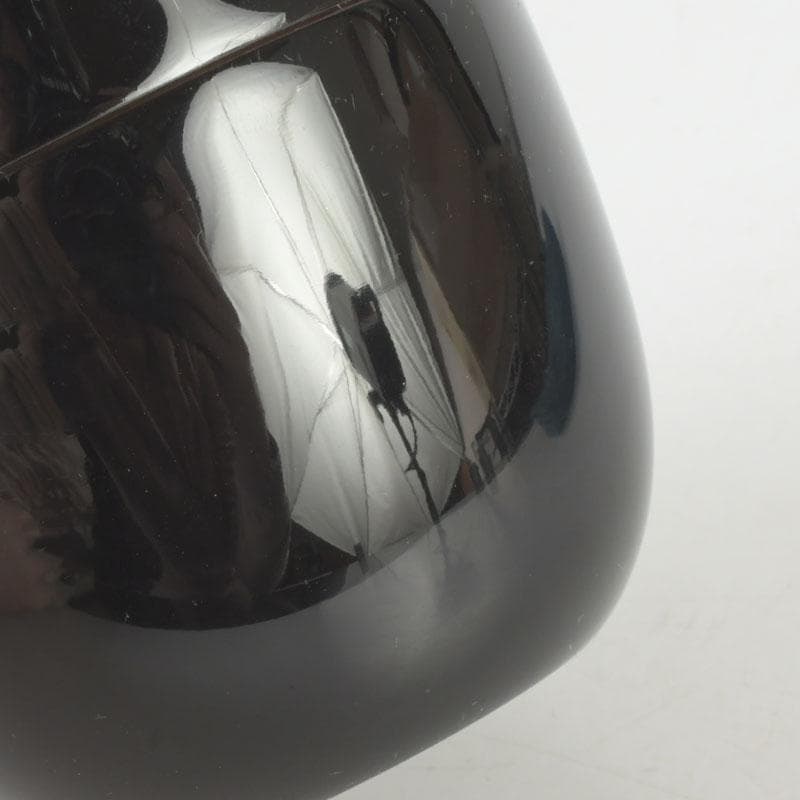 茶道具　山中塗　中嶋宗峰作　立雛蒔絵　内朱　中棗　共箱　V　9624