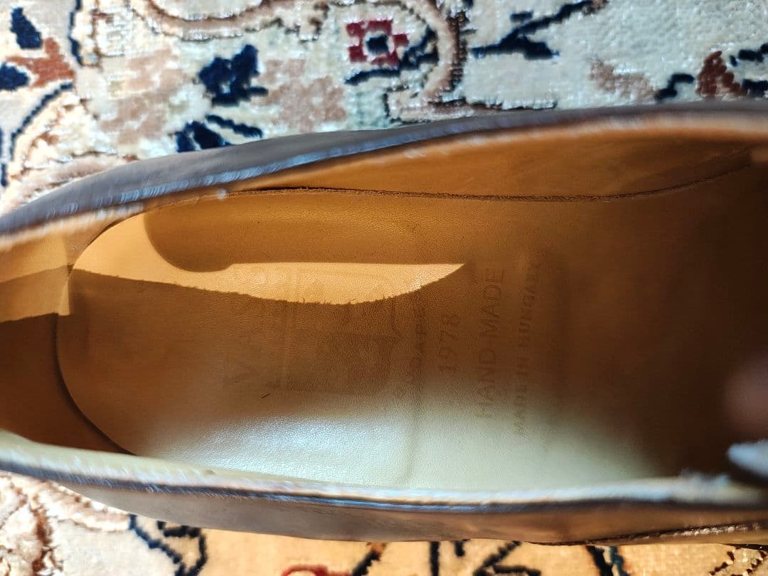 VASS alt english ミュージアムカーフ　ストレートチップ　40.5