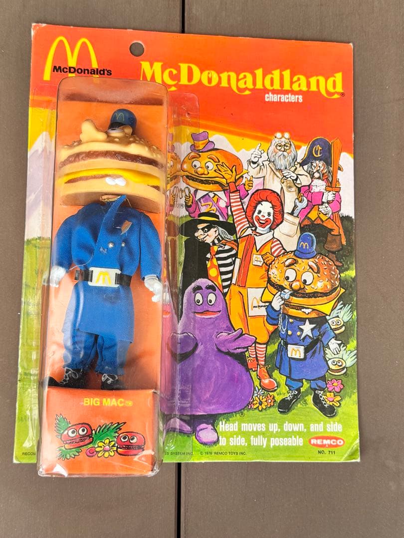 激レア REMCO 1976 マクドナルド ブリスターパック 7体 セット