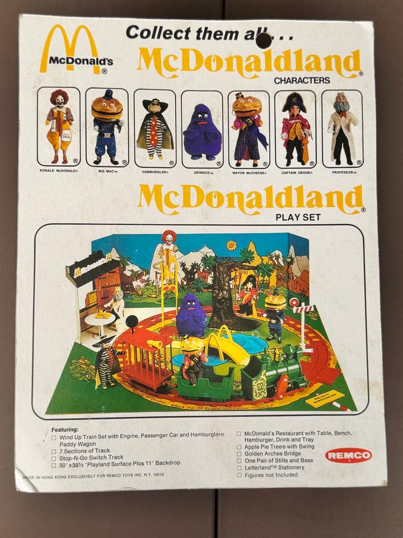 激レア REMCO 1976 マクドナルド ブリスターパック 7体 セット