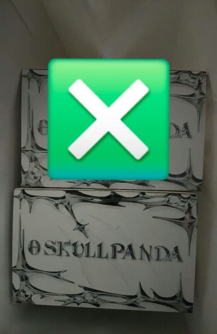SKULLPANDA x XG （日本限定）ポップマートのBOX入り即発送可