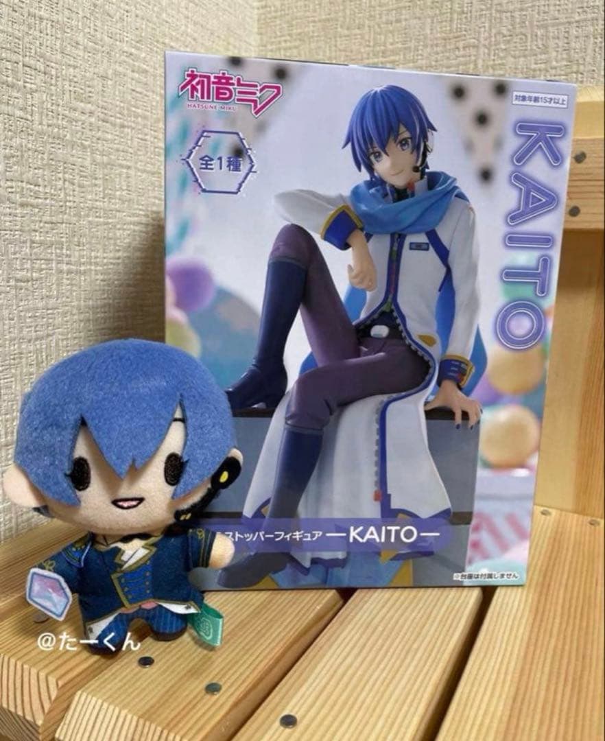 初音ミク カイト　ぬーどるストッパーフィギュア　KAITO ふわぷち