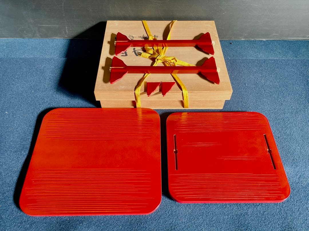 割引‼️【美品 未使用】「母」 表千家 而妙斎好 四方棚 可映 （106あ②）