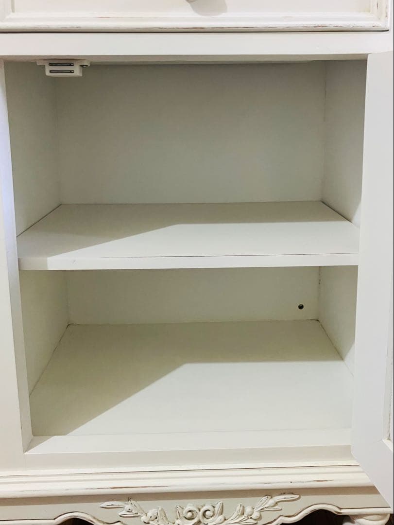 ★kino★ ベッドサイドキャビネット ホワイト