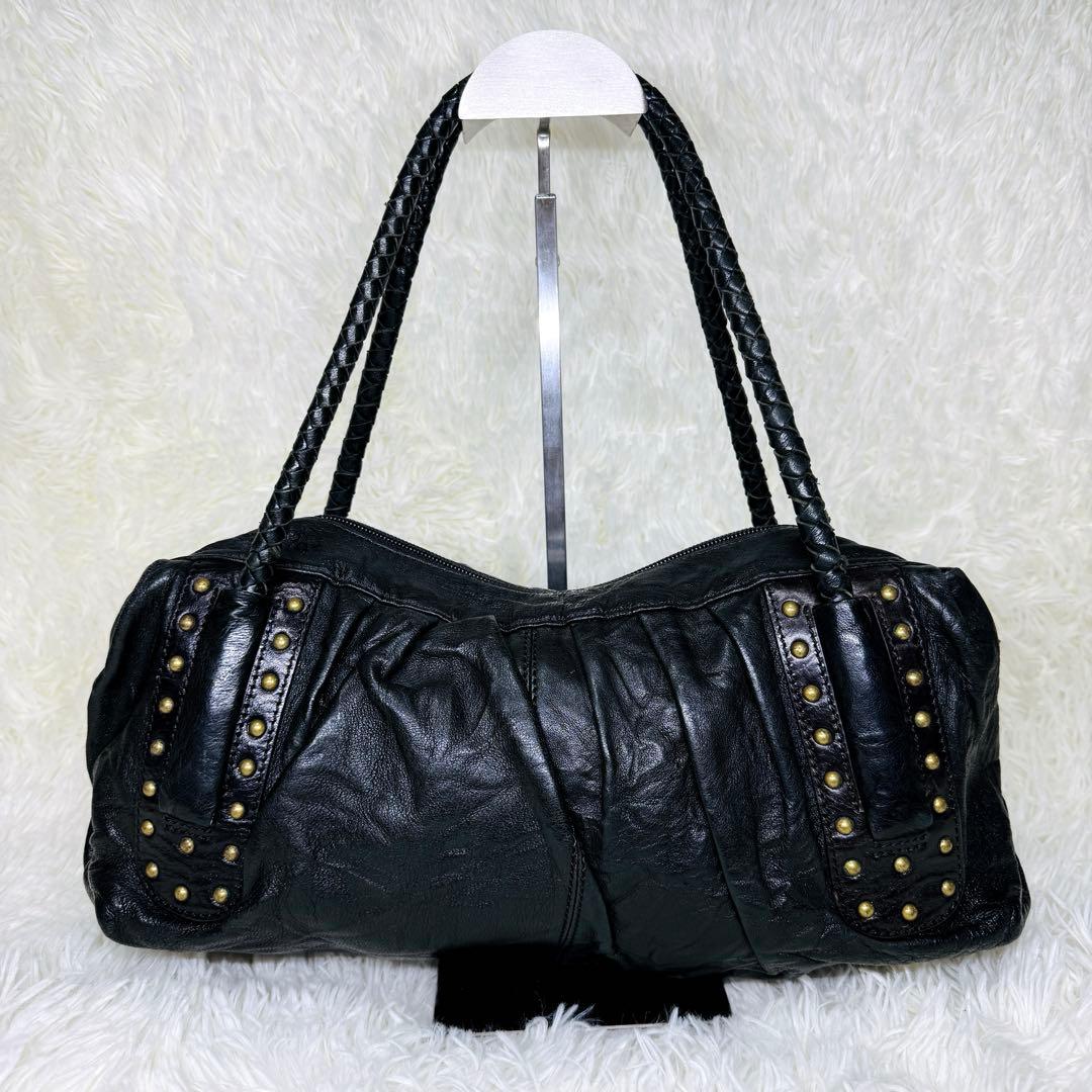 バッグ y2k archive Vintage leather hand bag
