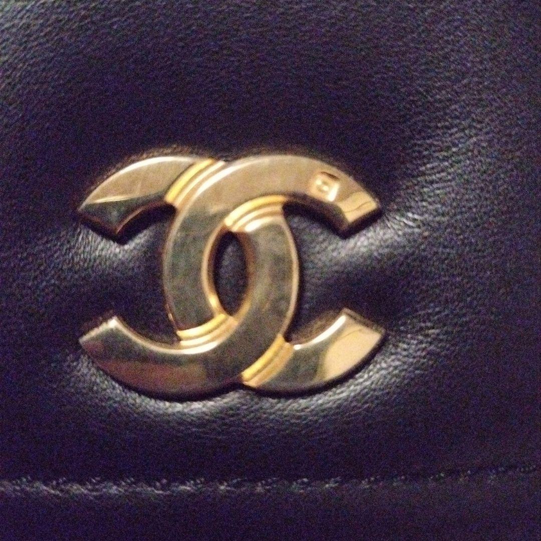 【中古】シャネル CHANEL チェーン107センチ ブーム再来黒 ヴィンテージ
