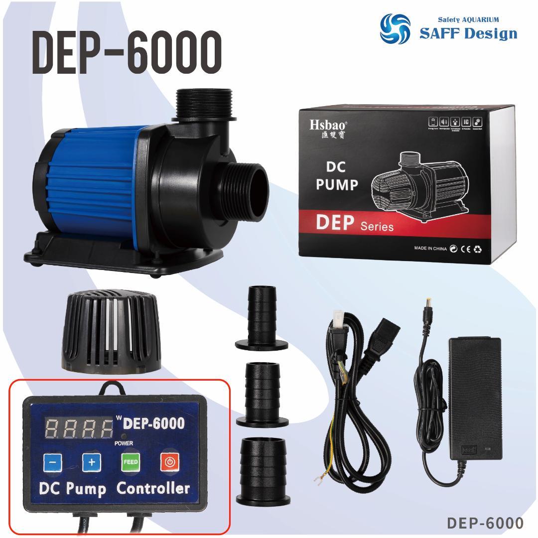 【NEWモデル１ヵ月保証：HSBAO DEP-6000水中ポンプ　DCポンプ