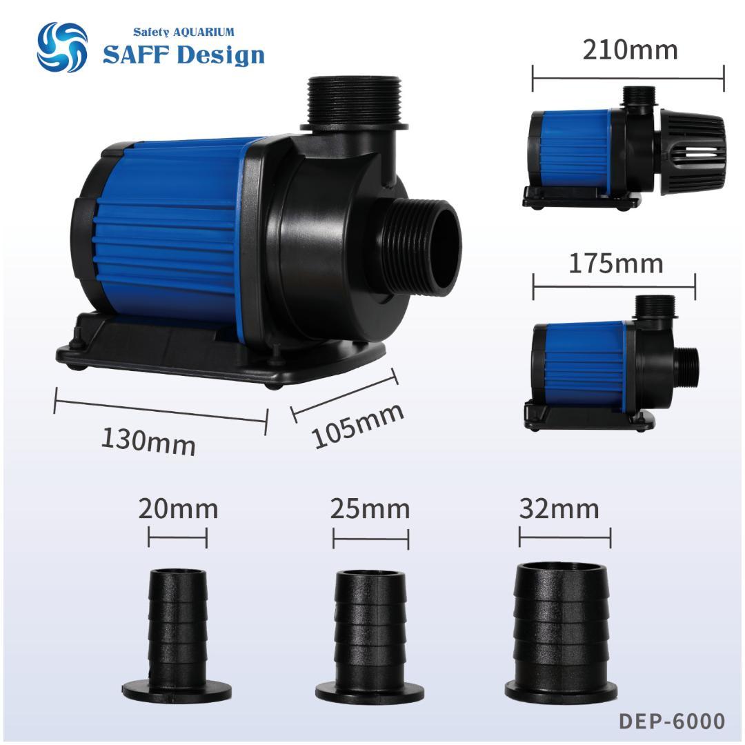 【NEWモデル１ヵ月保証：HSBAO DEP-6000水中ポンプ　DCポンプ