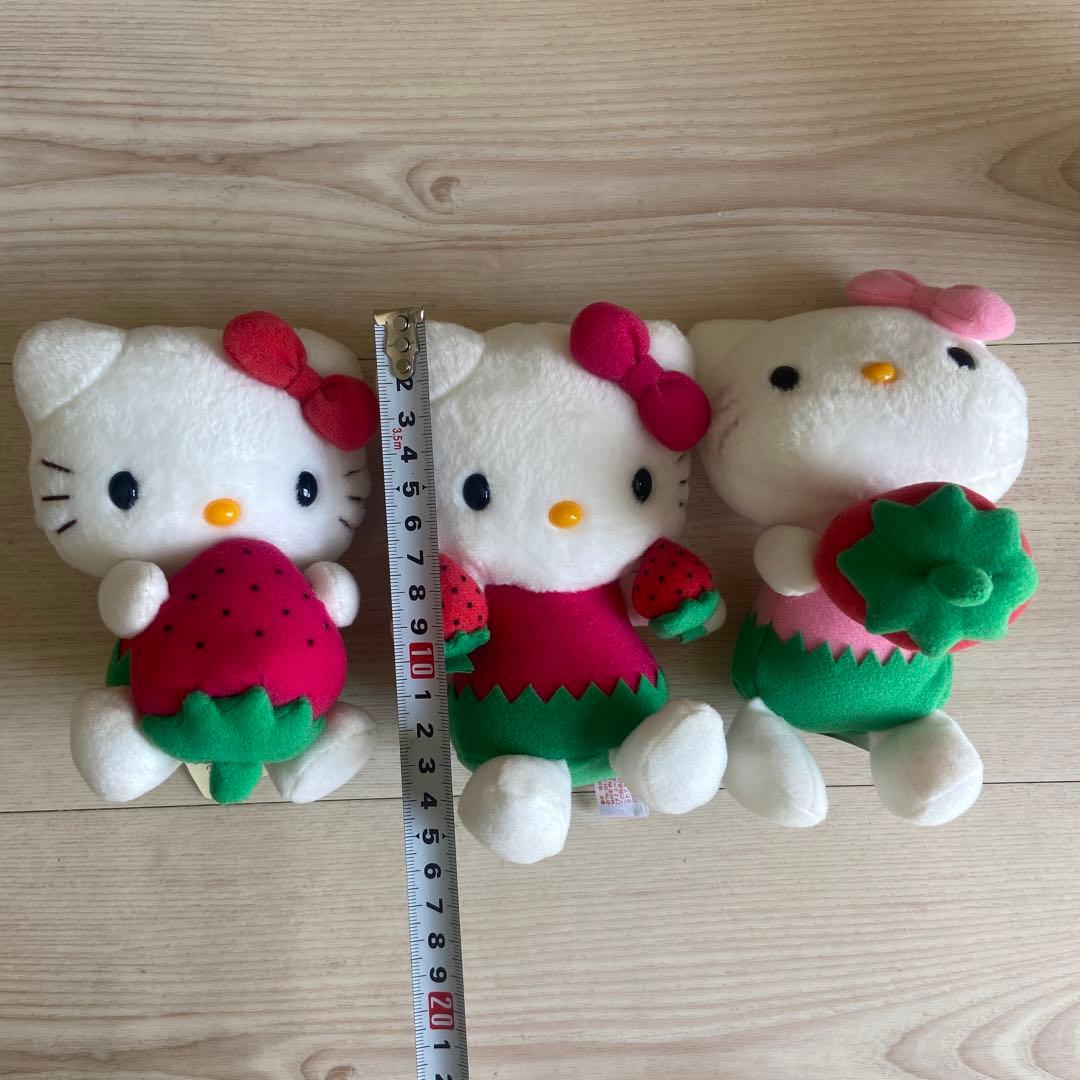 サンリオ　いちごキティ ぬいぐるみ　非売品　グッズ　平成レトロ　レア　まとめ売り