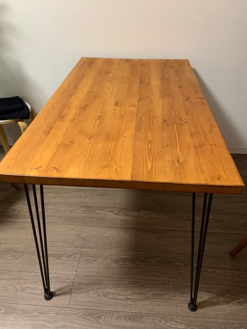 LOWYA 天然木ダイニングテーブル 幅120