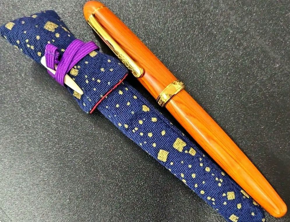 プラチナ万年筆『屋久杉萬年筆』布製ケースセット
