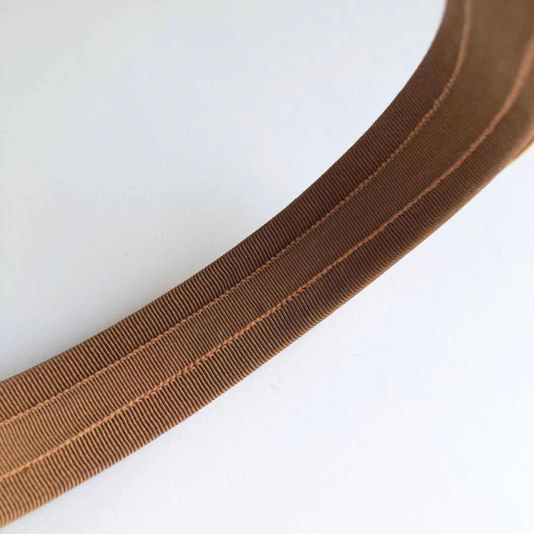 極美品✨フェラガモ ferragamo カチューシャ ヴァラリボン　ブラウン