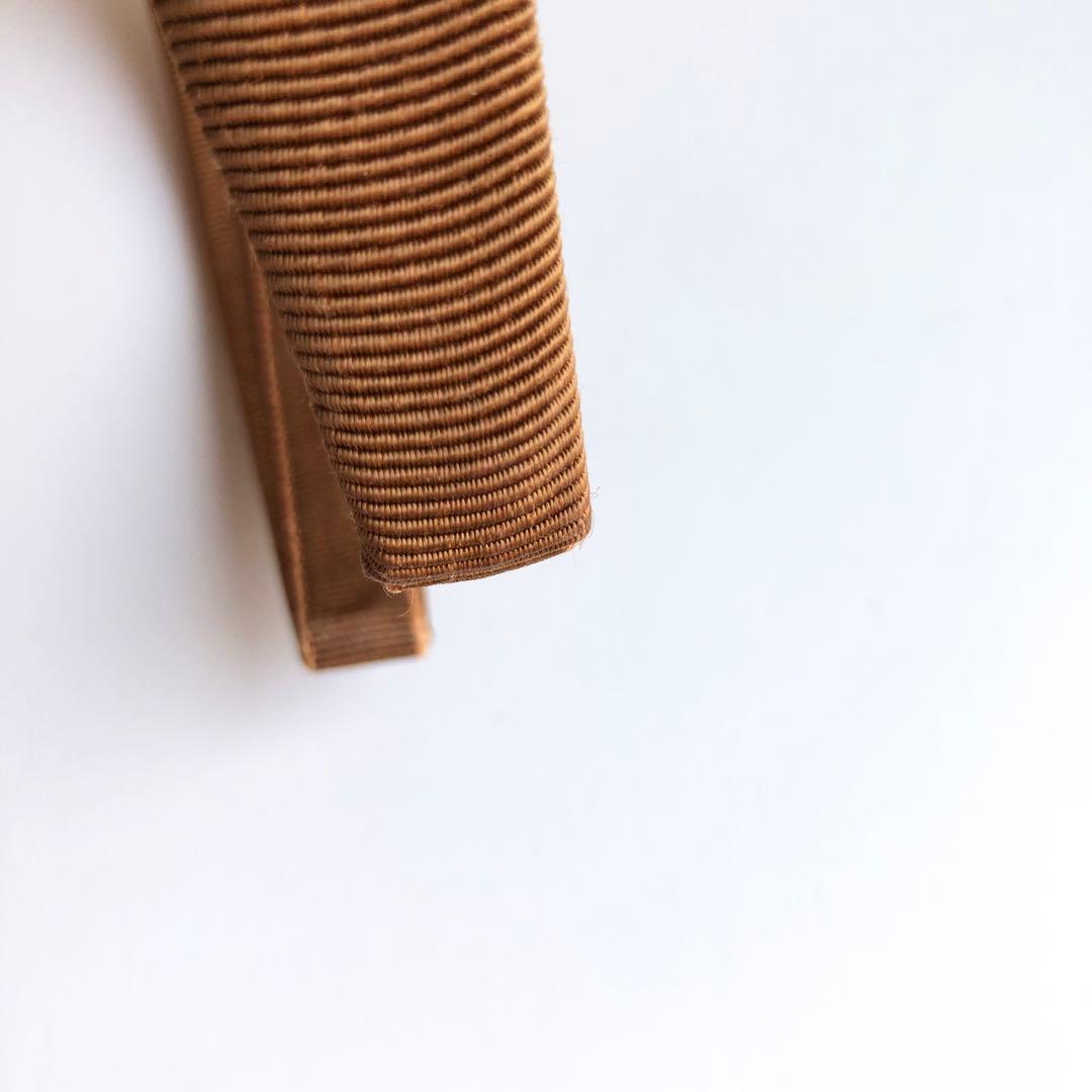 極美品✨フェラガモ ferragamo カチューシャ ヴァラリボン　ブラウン