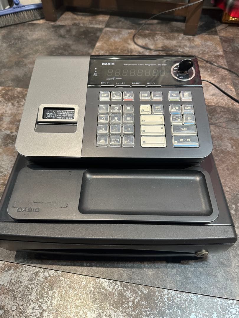 レジスター　SE-S20　カシオ　レジ　店舗備品