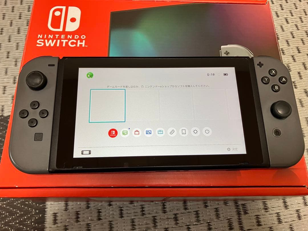 スイッチ　Nintendo Switch Joy-Con L R グレー　本体