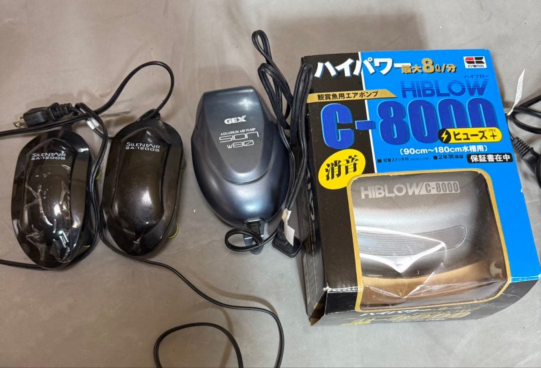 オーバーフロー水槽[60㎝]＋水槽台＋アクアリウム必需品多数 引取り限定 宮城県