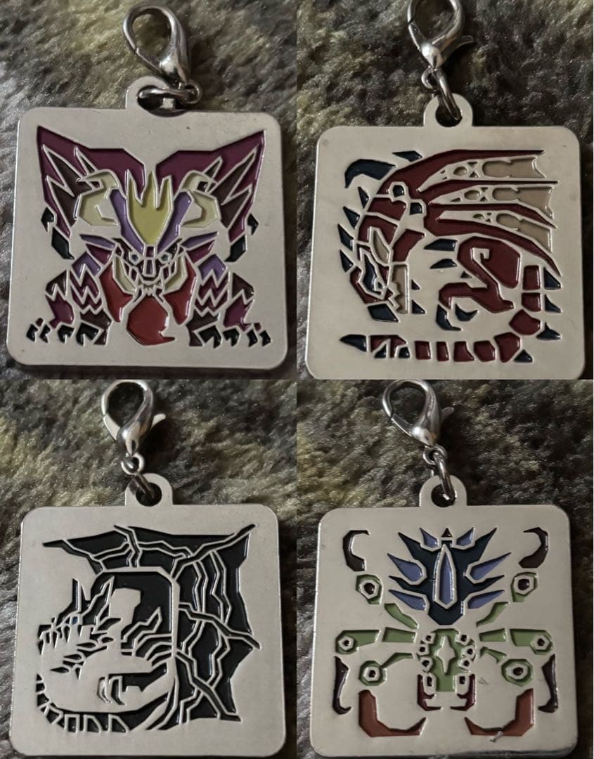 モンスターハンター4 アイコンメタルコレクション　4枚セット