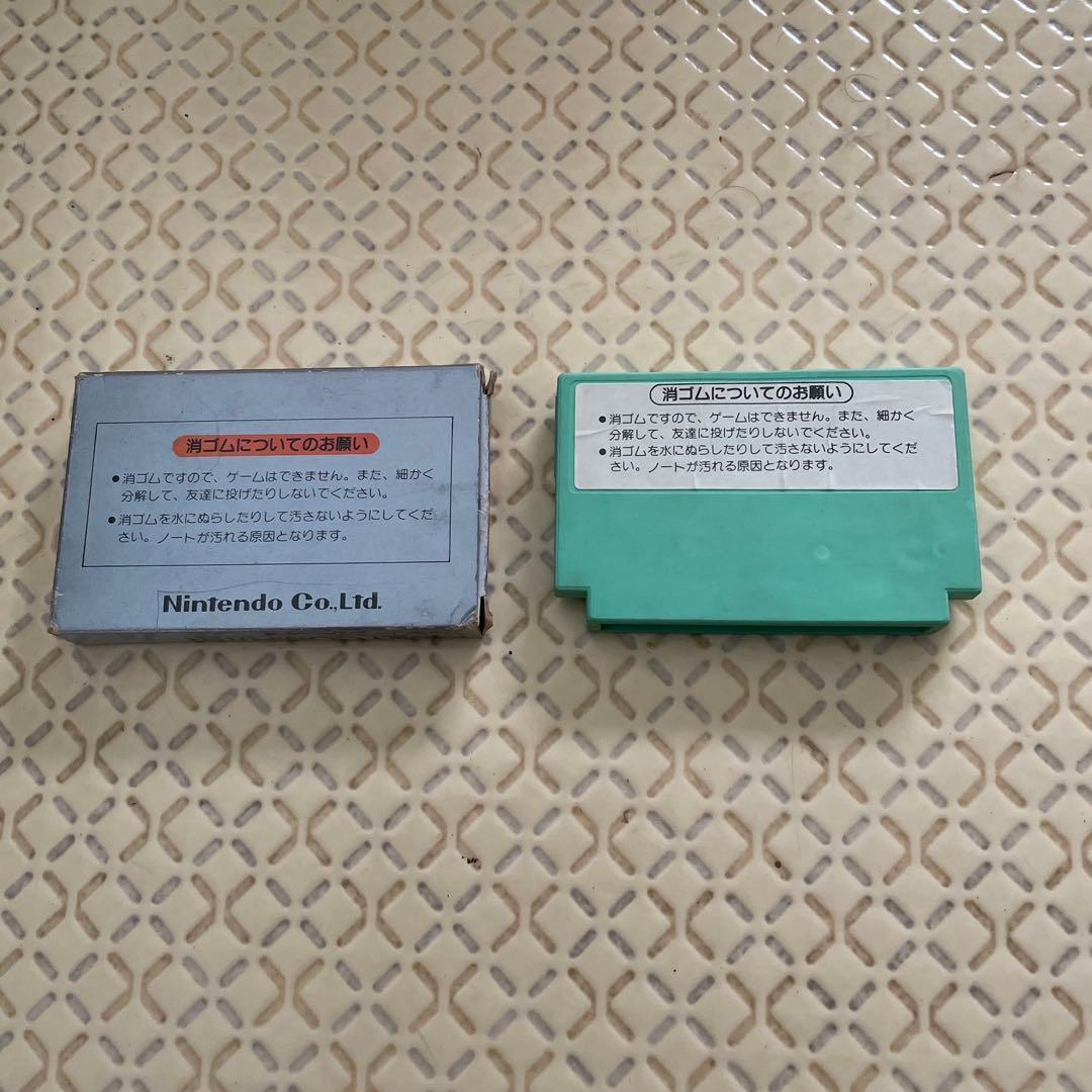 ファミコンカセット実物大消しゴム　マリオブラザーズ