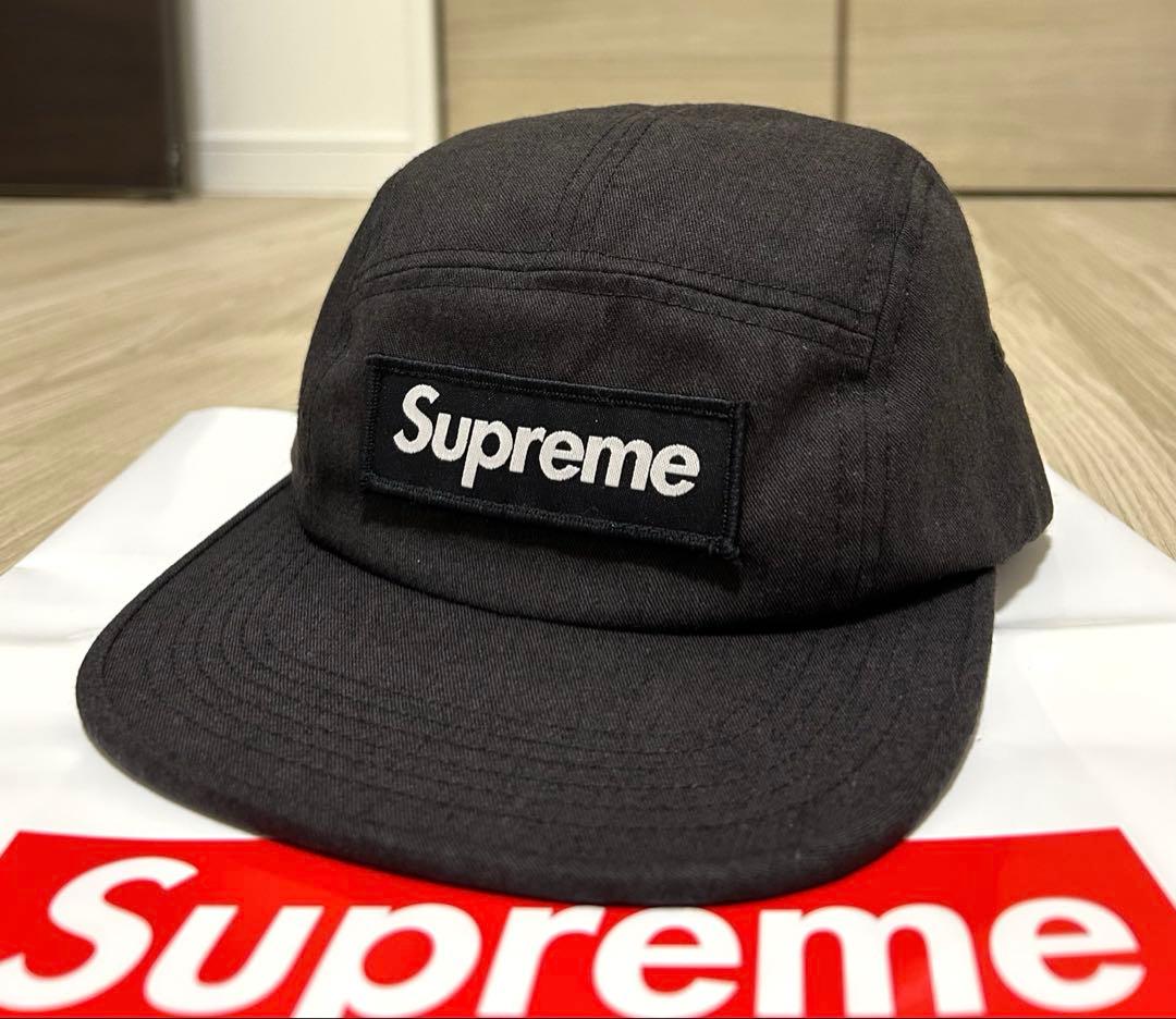 24時間以内発送 完売品 極美品 黒色 Supreme Camp Cap