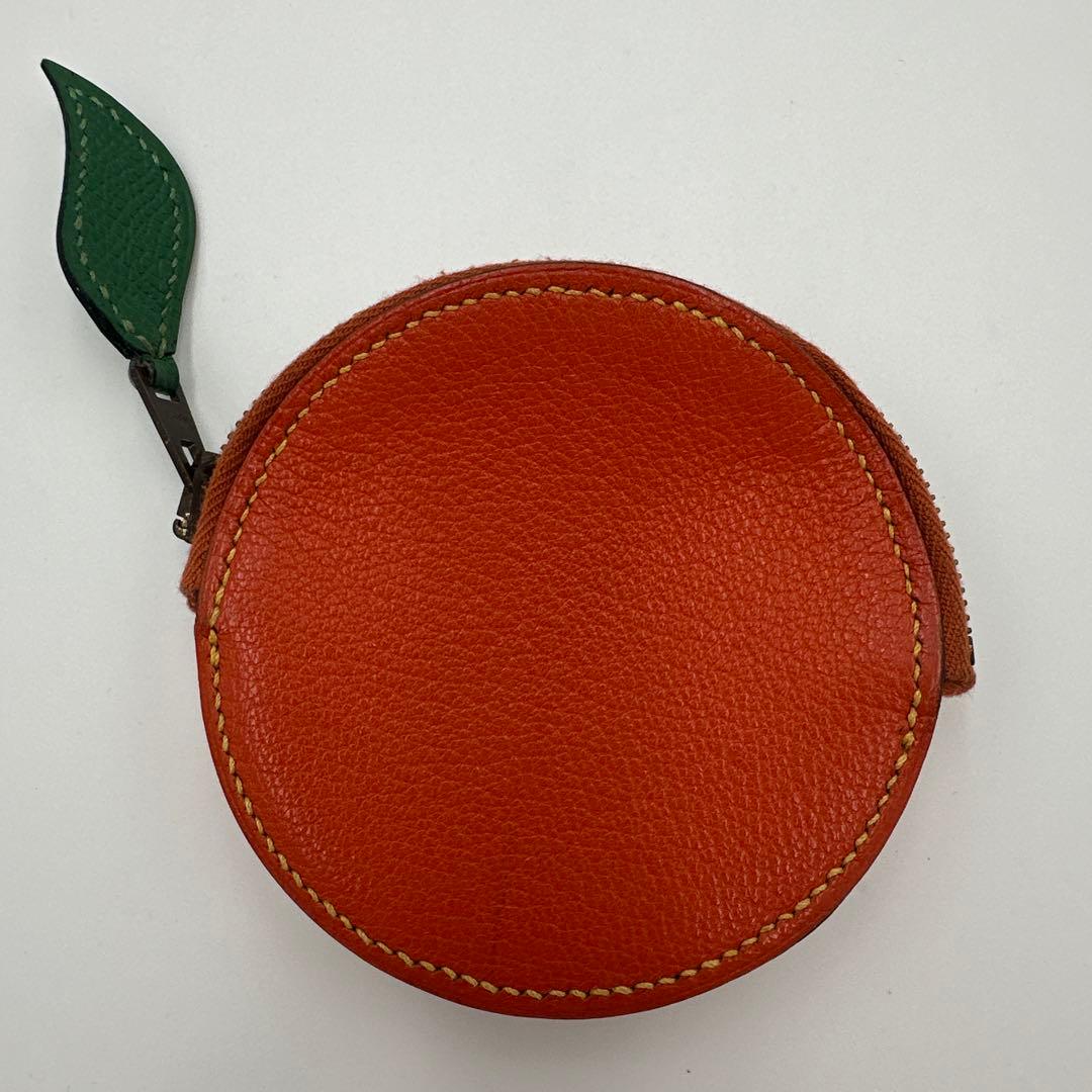 HERMES フルーツモチーフ ケース　オレンジ