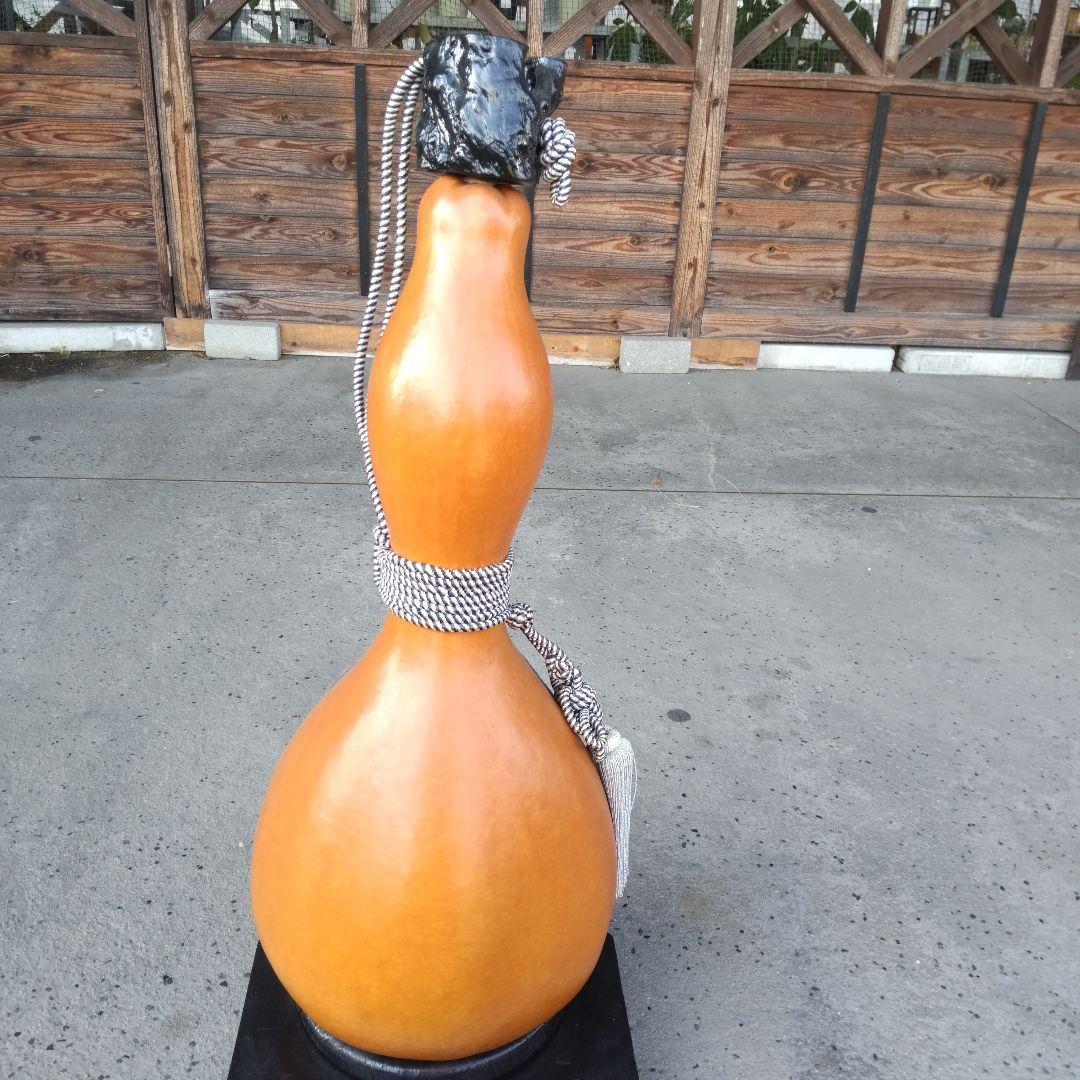 瓢箪、木彫、工芸品、アート、縁起物、正月、インテリア、置物、骨董、伝統工芸品