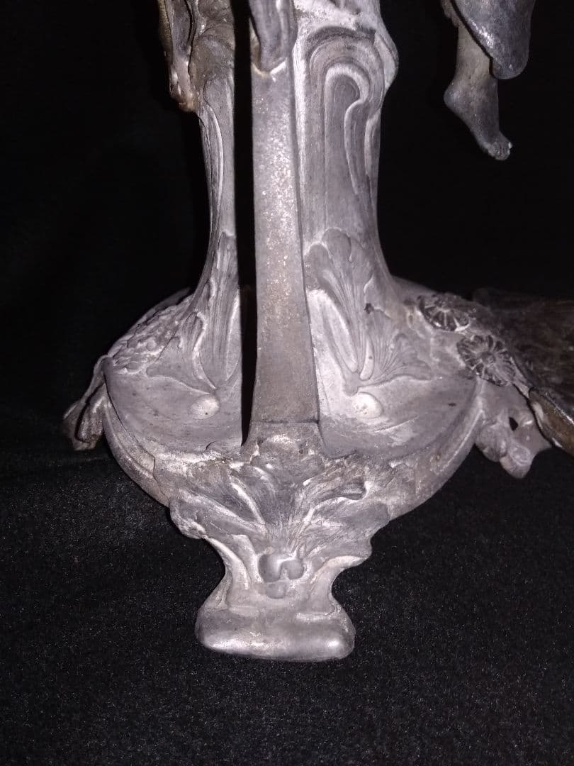 最高級 アンティーク アール・ヌーヴォー様式の鏡 ドレッサー アクセサリーケース