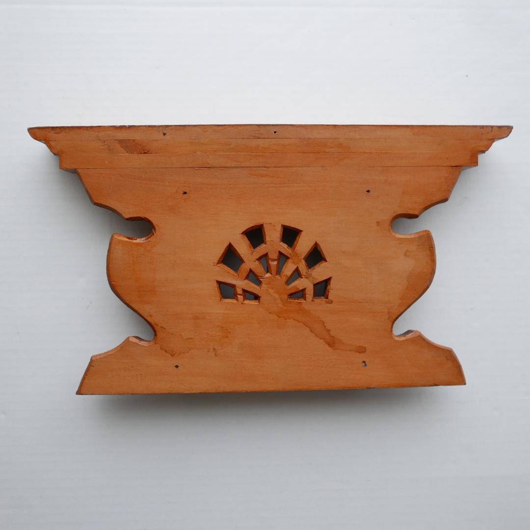 未使用☆ネパール木彫☆孔雀の窓☆ 木製ウィンドウフレーム☆Ankhi Jhyal