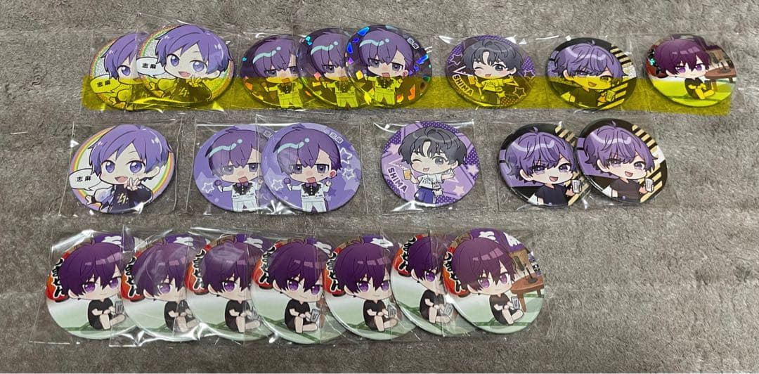 志麻 缶バッジ セット売り(組み合わせ自由)