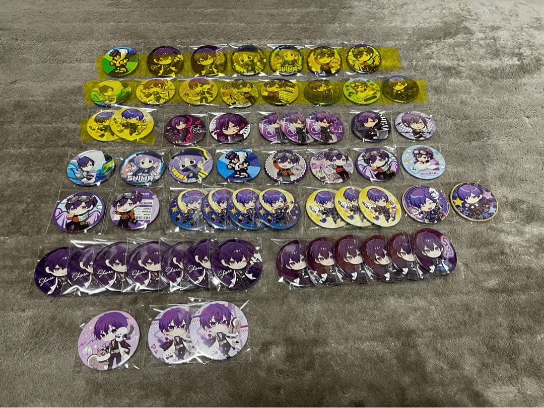 志麻 缶バッジ セット売り(組み合わせ自由)