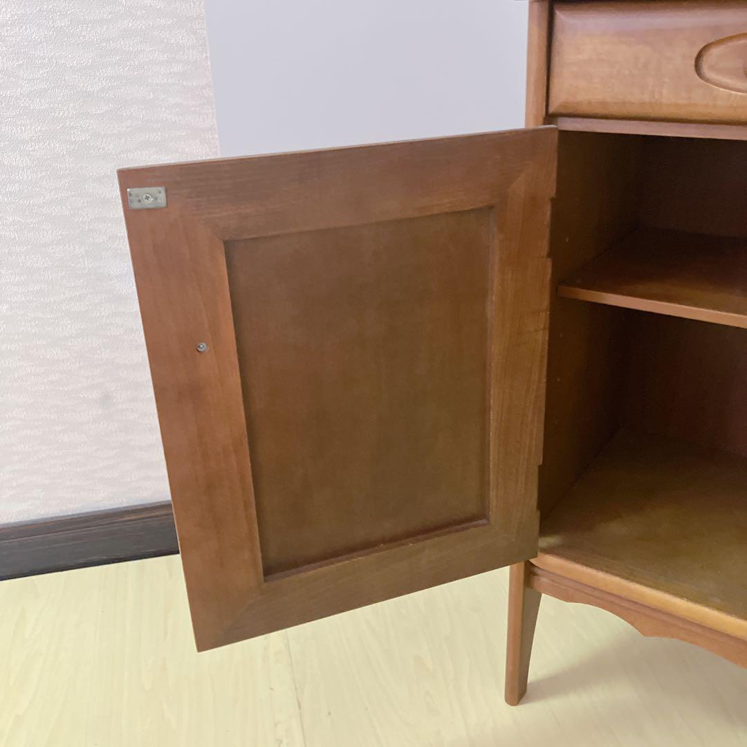 Karimoku カリモク 木製 電話台、FAX台　キャビネット　サイドボード