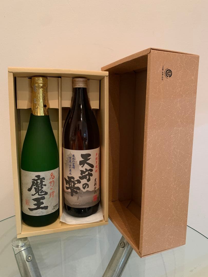 魔王　百年の孤独　天守の雫　甕雫「玄」　焼酎4点セット　箱入り 焼酎