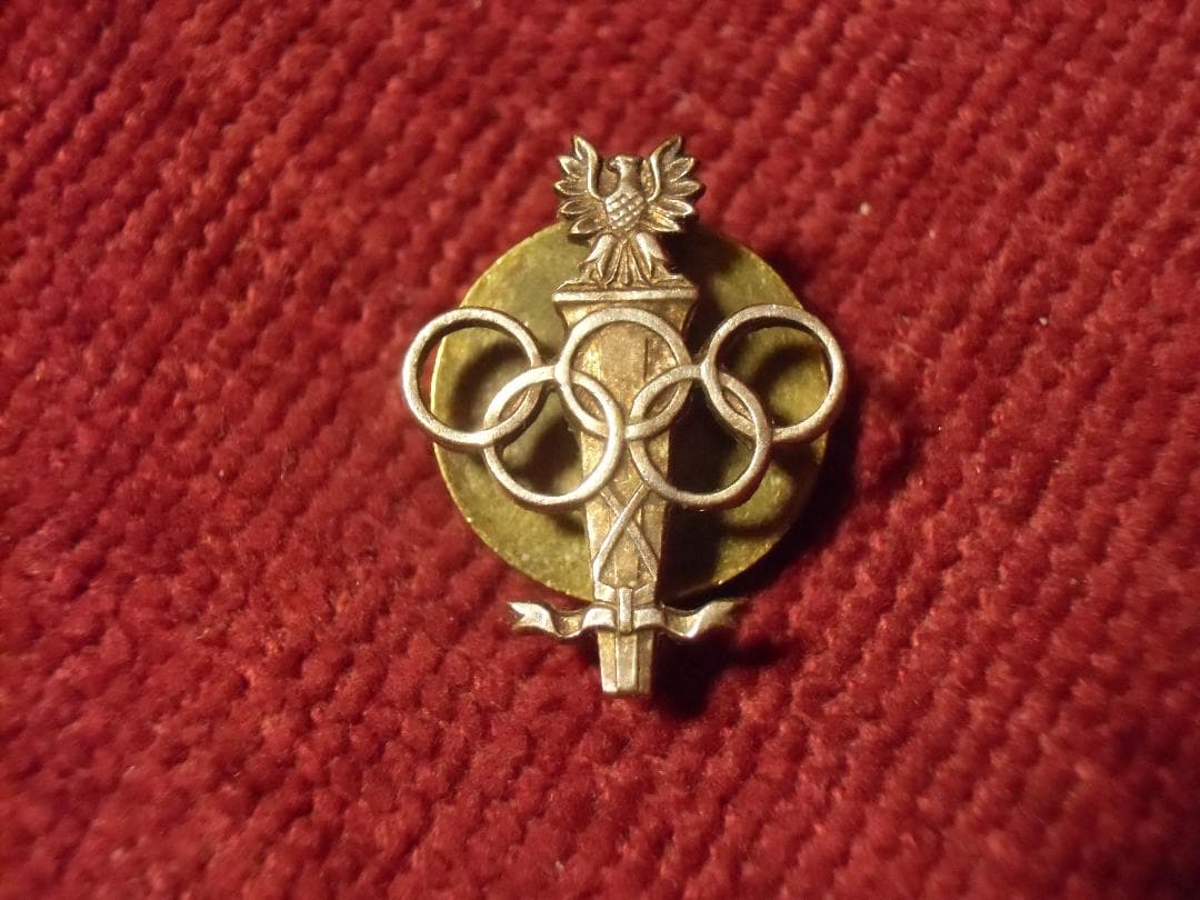 Pポーランドの勲章/徽章＊１９７０年代＊オリンピック委員会バッジ（実物）