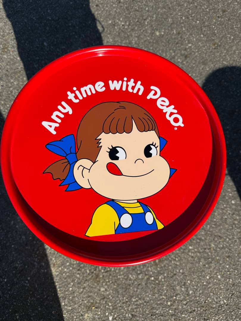 不二家ペコちゃんスツール(スチール)缶 2個まとめ売り