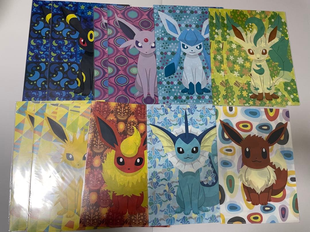 未開封　ポケモン　クリアファイル　2012 イーブイコレクション　12枚セット