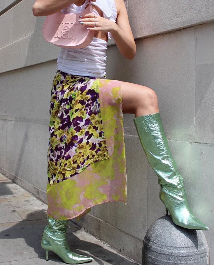 スカート dries van noten 23ss flower skirt