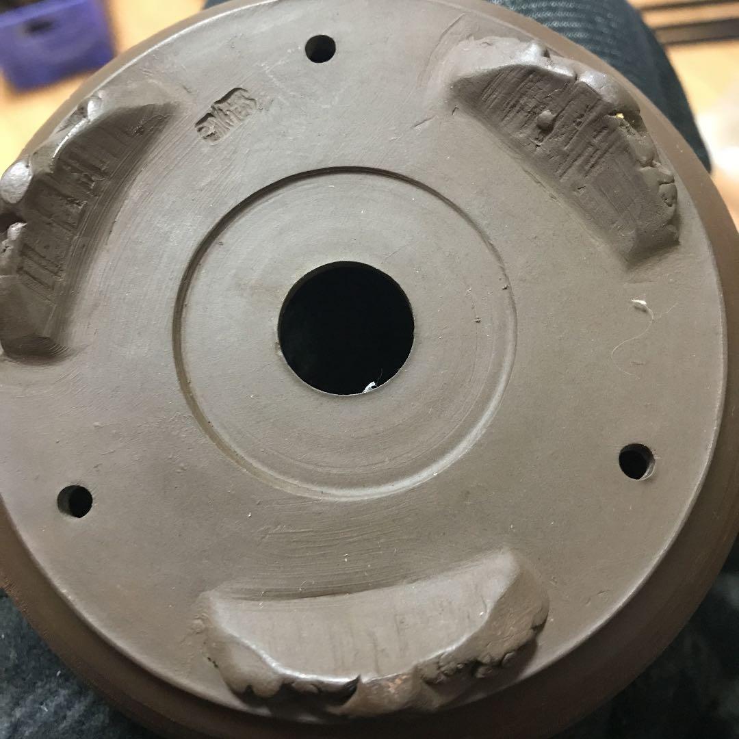 盆栽鉢　名工時代ミニ盆栽鉢紫泥丸浅鉢美芸福専、陶寿三個おまとめ山野草多肉植物