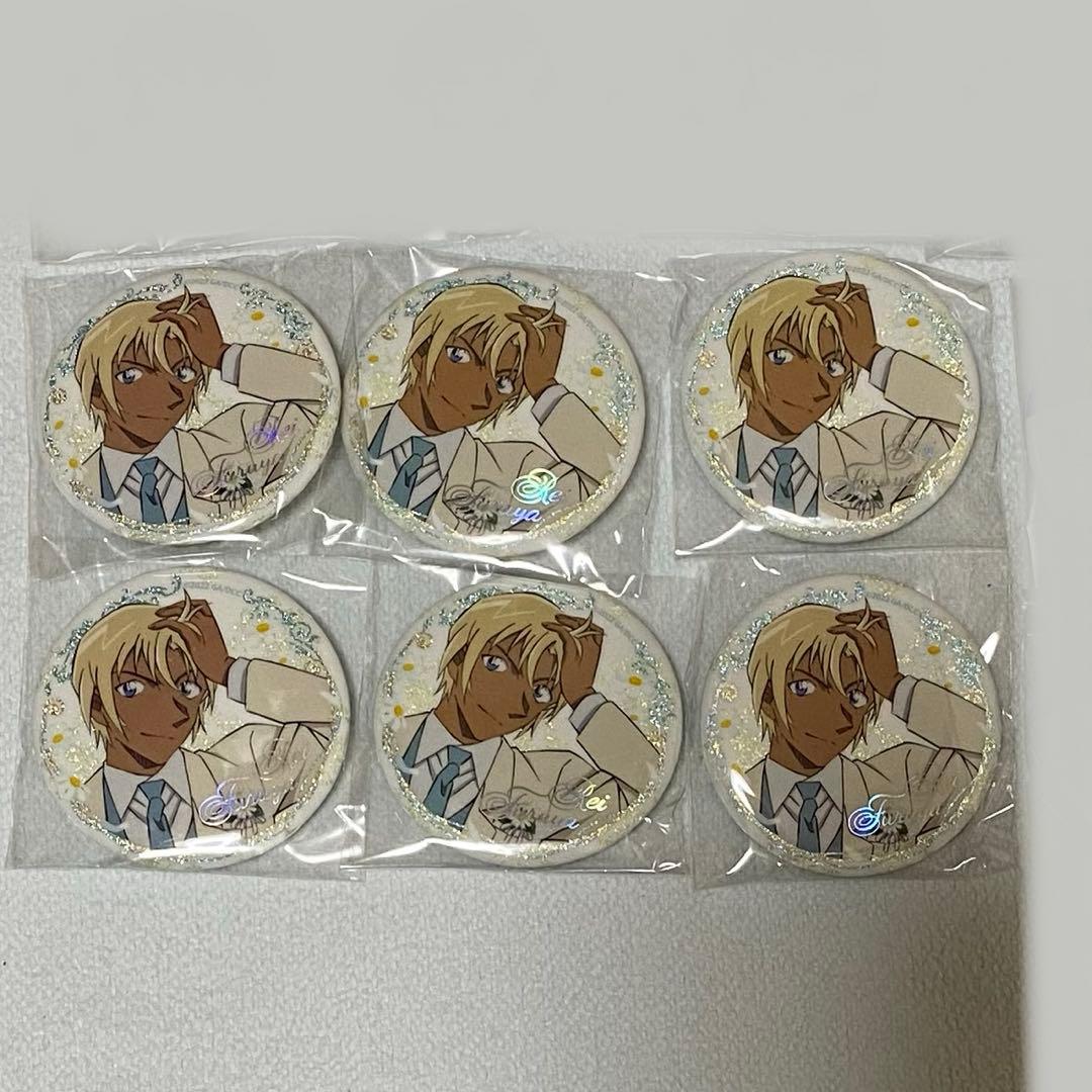 名探偵コナン　ハロウィンの花嫁　中国　上海　台湾　オーロラ　ホロ　缶バッジ　安室