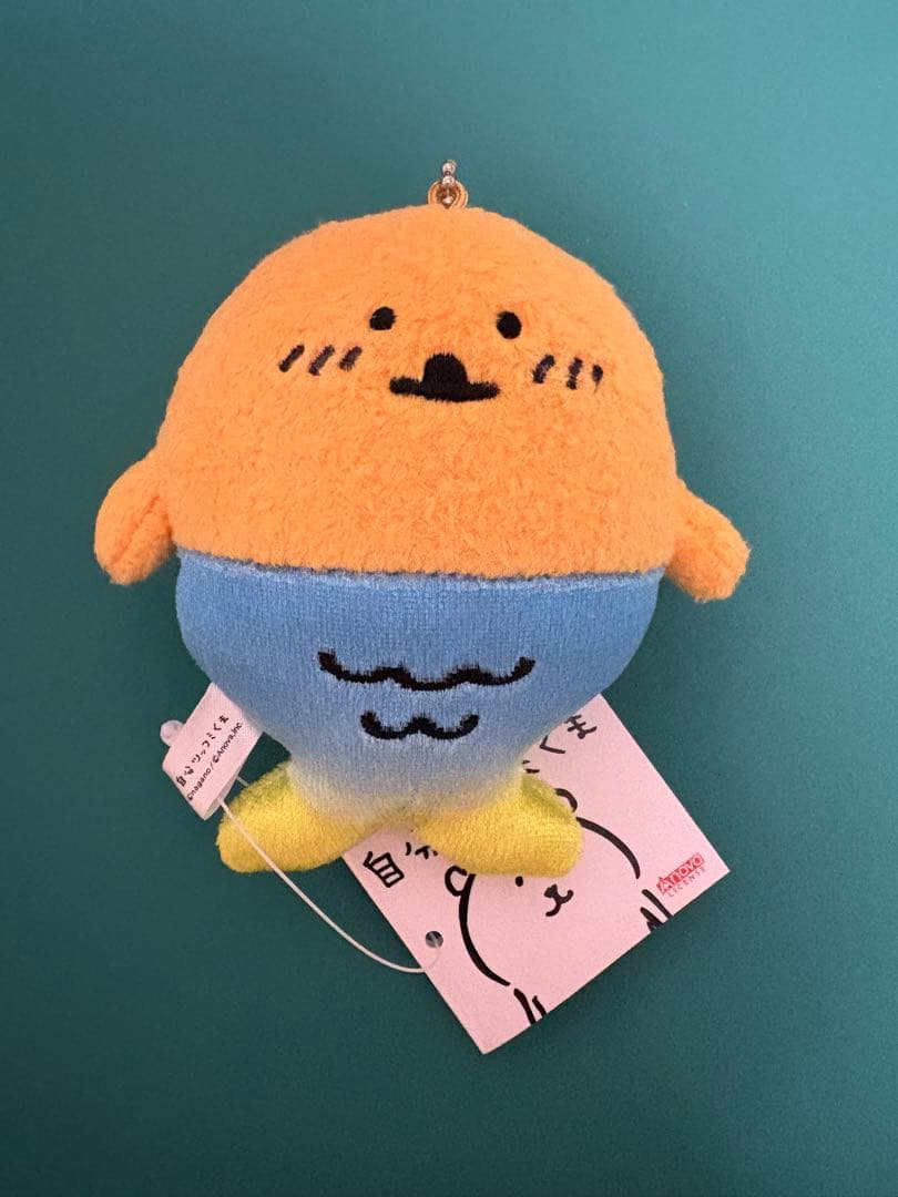 自分ツッコミくま　もぐコロ　さかな　生　マスコット　ぬいぐるみ　エイノバ