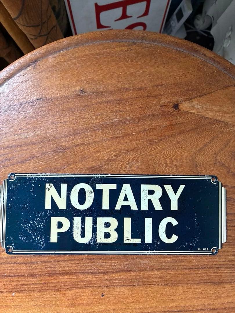 アンティーク　メタル　サイン　プレート　標識　看板②　ニューヨーク　アメリカレア