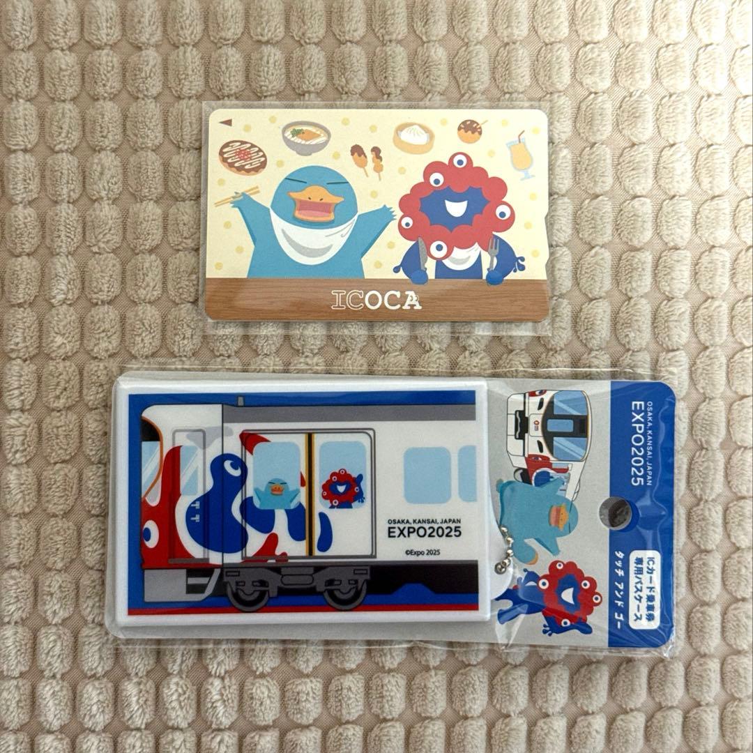 大阪関西万博限定ミャクミャク×イコちゃんICOCA・パスケース
