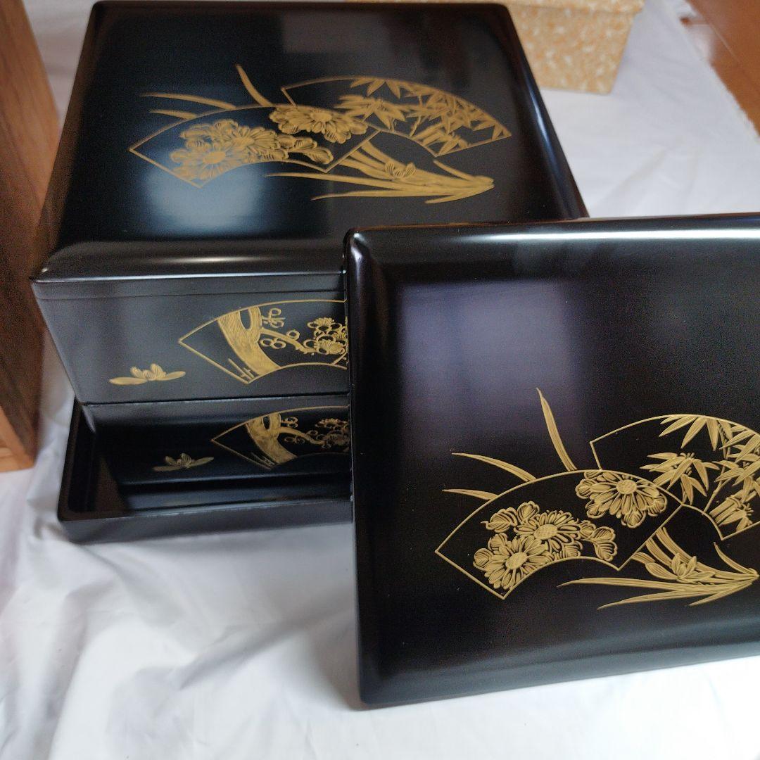 重箱　木製箱付　『邦』加藤製