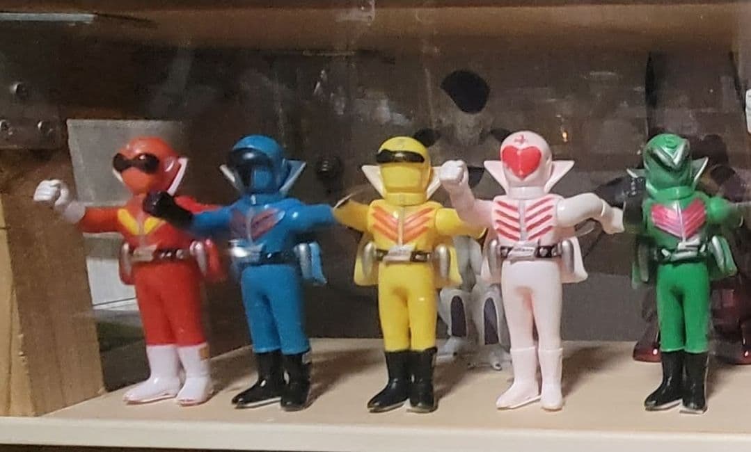 ゴレンジャーソフビ 5体セット