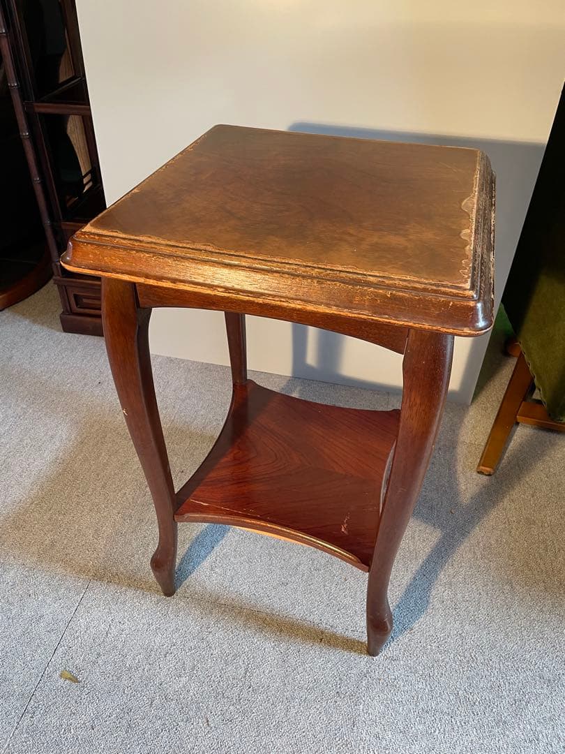 MARUNI マルニ木工　ベルサイユシリーズ　サイドテーブル　花台　猫脚　電話台