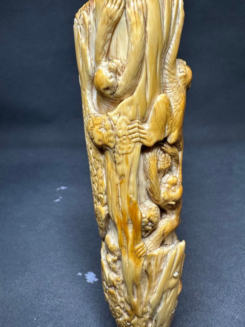 江戸時代　時代　鯨歯風　天然素材　喫煙具　煙管 パイプ　骨董アンティーク