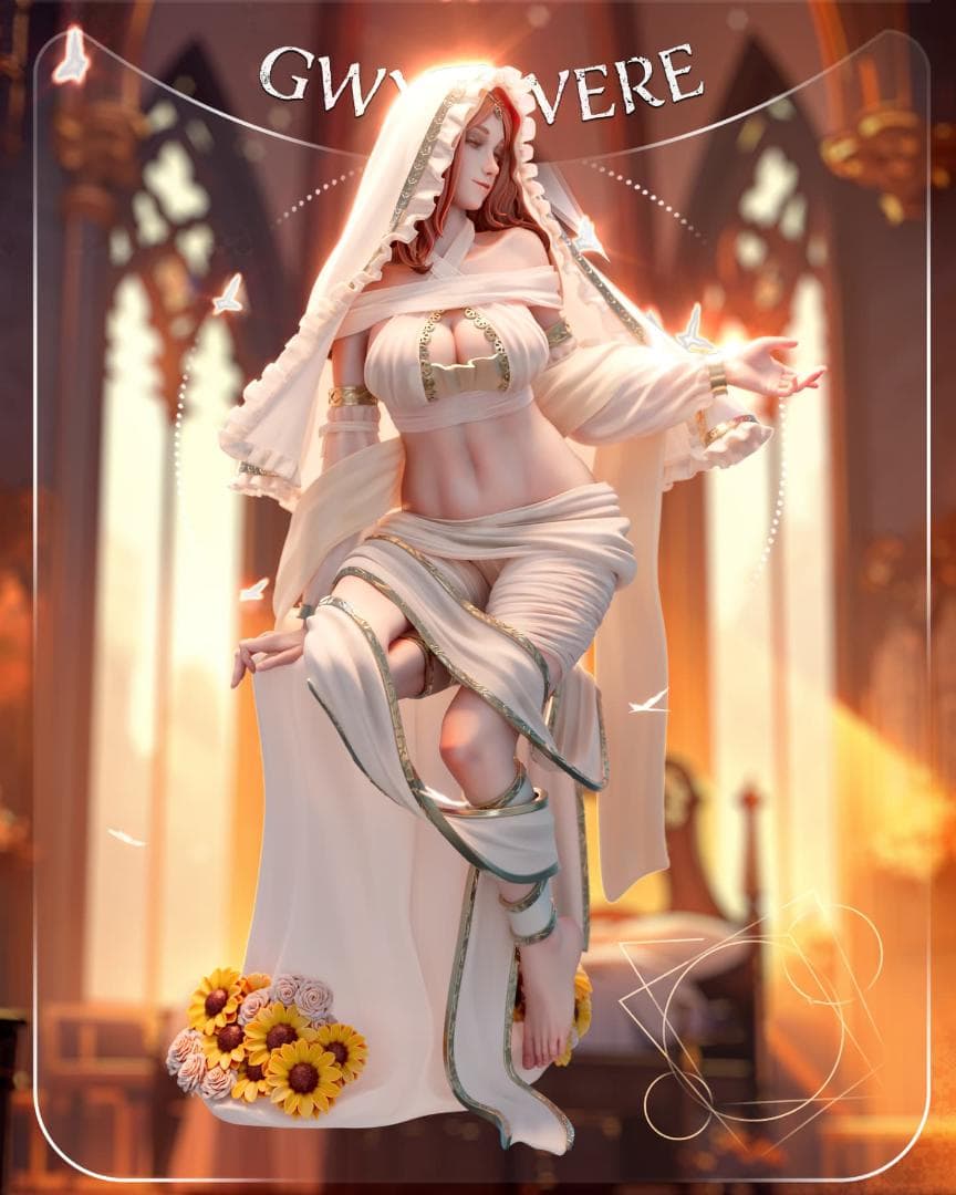 未塗装未組立　グウィネヴィア　DARK SOULS　フィギュア　ガレージキット