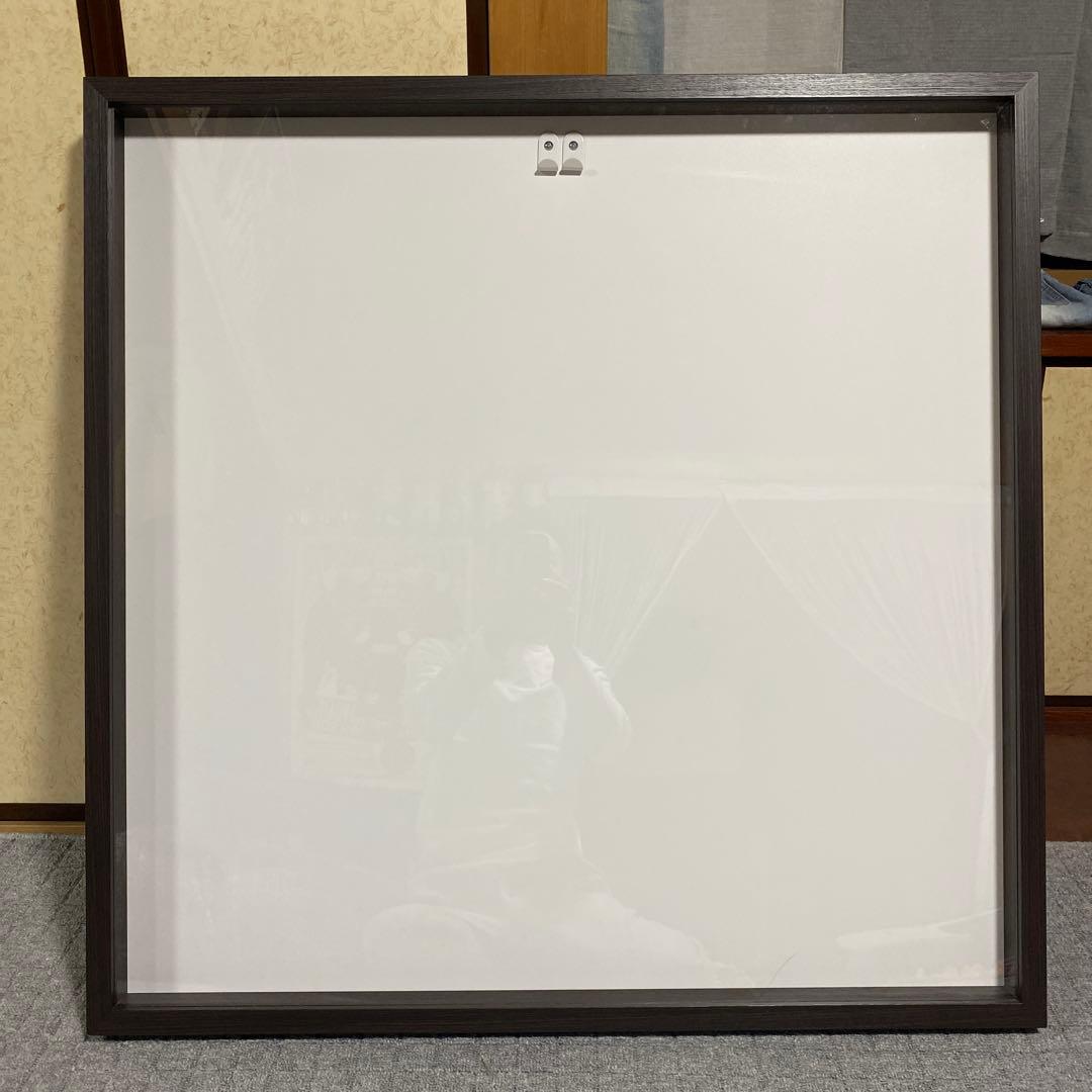 ユニフォーム額縁 UVカットアクリル板付き こげ茶木目