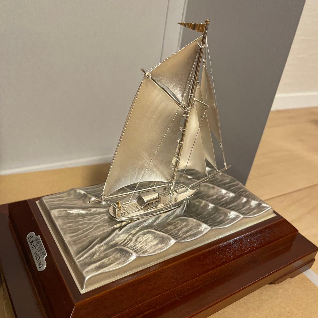 武比古 銀製 SILVER 985 ヨット 6号　1本マスト